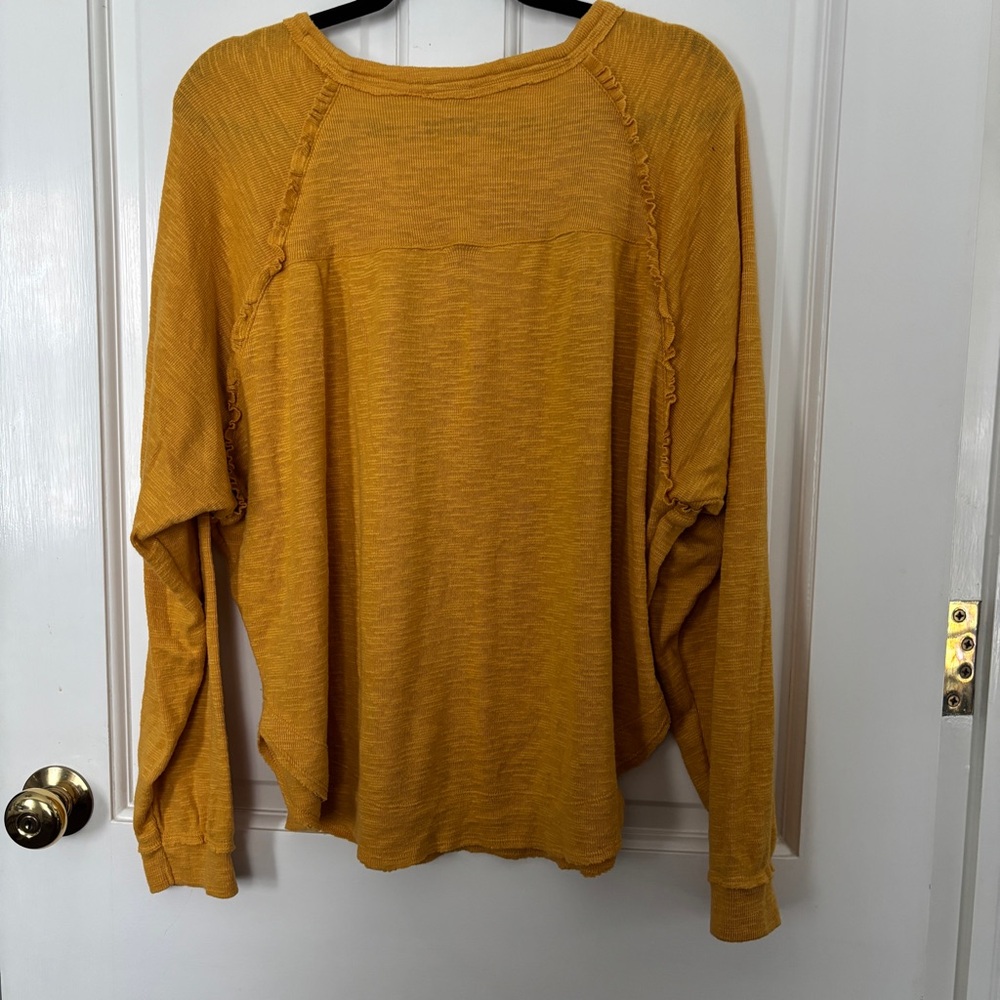 Anthropologie mustard yellow sweater - Picture 3 of 11